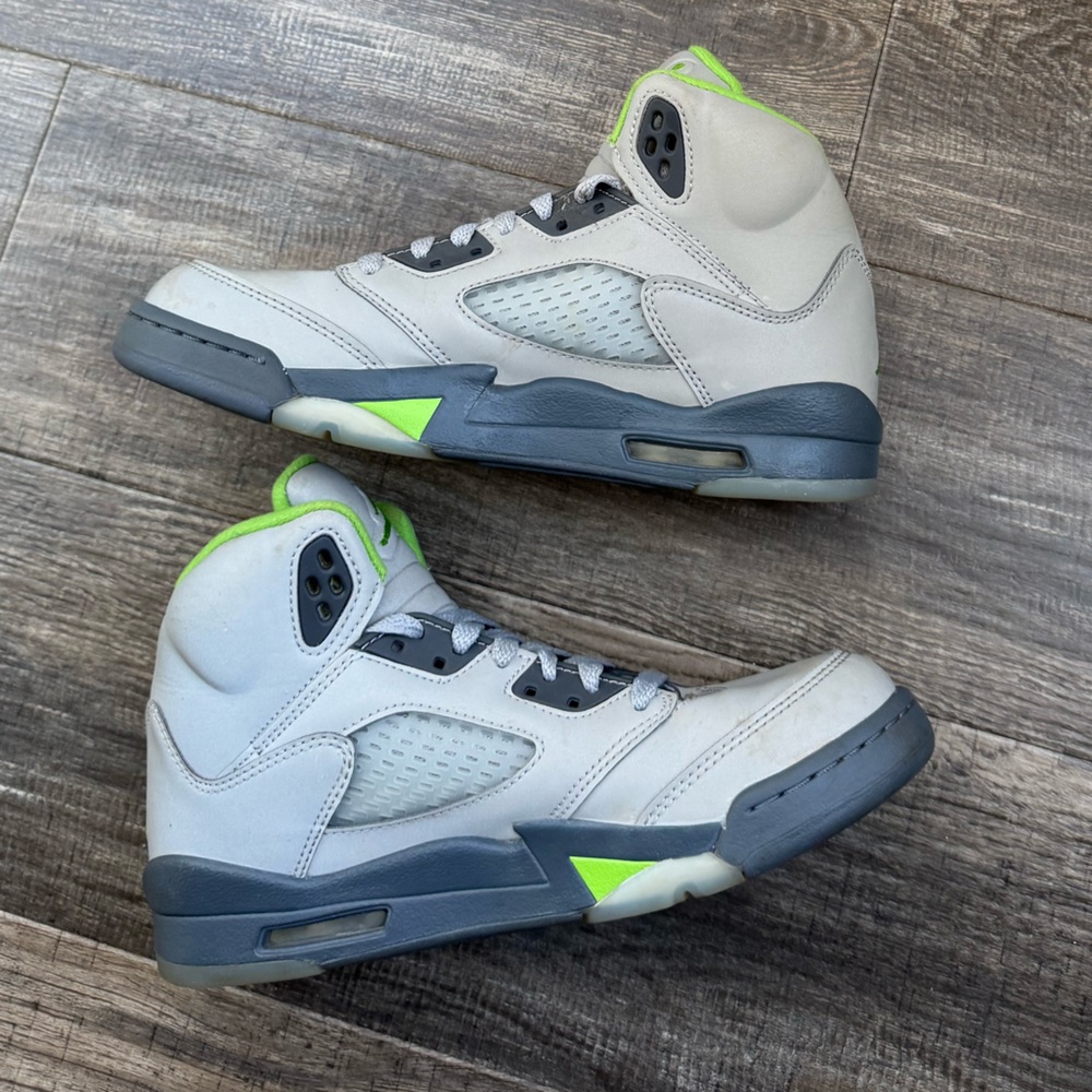 Jordan 5 retro green bean 6 / 7.5 - Picture 2 of 6